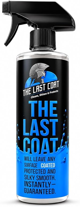 The Last Coat Ceramic Coating Spray & Sio2 Based Car Wax - Hydrophobic Formula and Uv Protectant Wax for Car, Also Long Lasting Coat, Ceramic Spray 16(Oz)