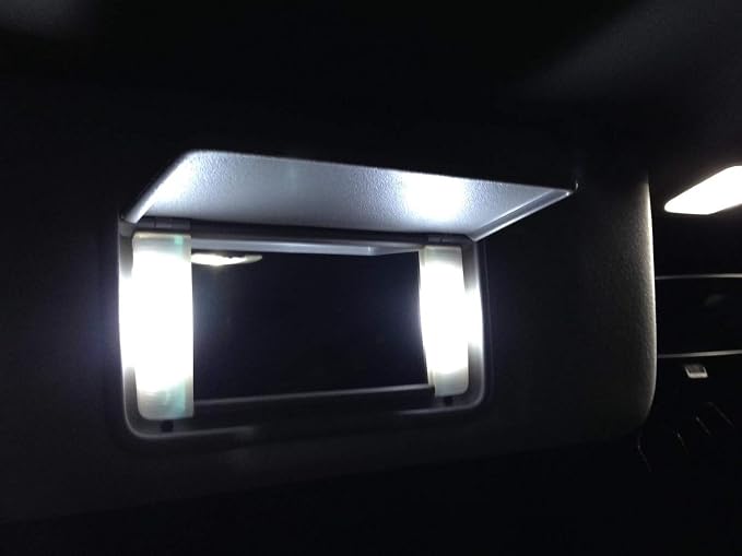 iJDMTOY 3-SMD 29mm 6614F Replacement Bulbs For Car Sun Visor Vanity Mirror Lights, Xenon White