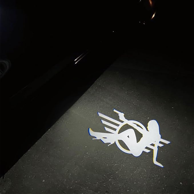 2Pcs Car Door Lights Logo for Mi/ni R55 R56 R57 R59 R60 R61 F55 F56 F57 F60 Accessories Ultra-Bright Welcome Light (Picture 6)