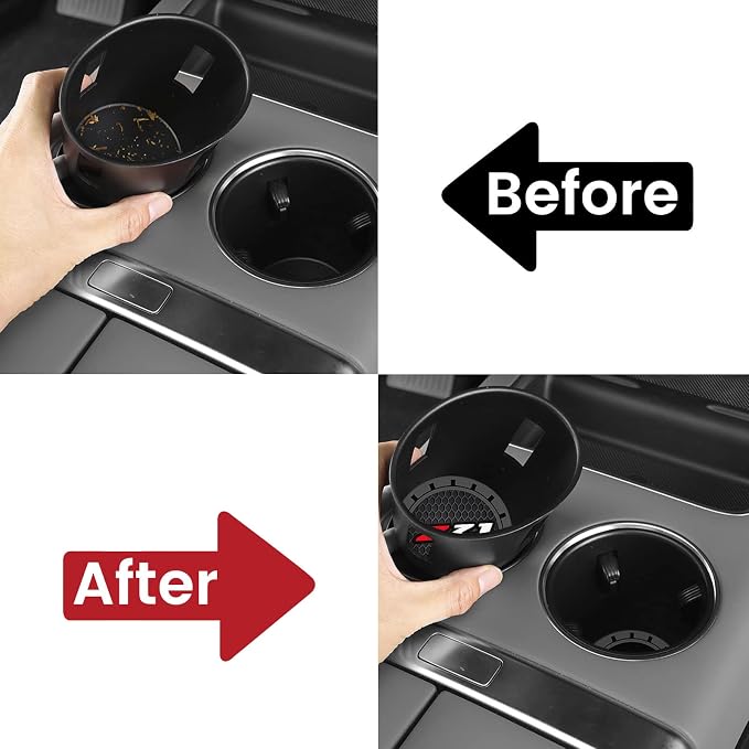 Car Cup Holder Coaster for Chevy Z71 Colorado Silverado Series Cupholder Coaster Interior Accessories 2.75in 2Pack
