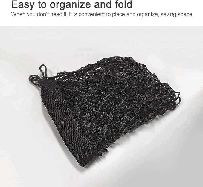 Envelope Trunk Cargo Net Compatible with Nissan Armada 2005 to 2026 | Trunk Cargo Net Compatible with Nissan Armada 2005-2023, 2024, 2025 2026; Black Polyester Hook Cargo Net for SUV Trunk