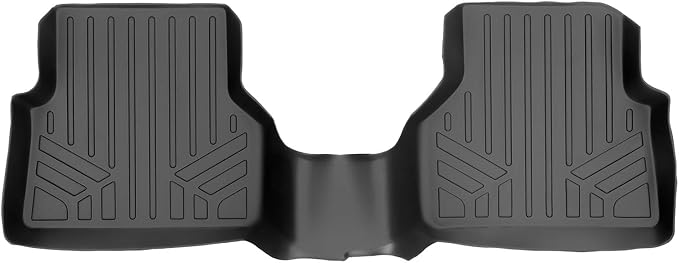 SMARTLINER Custom Fit Floor Mats 2nd Row Liner for 2009-2017 Volkswagen Tiguan