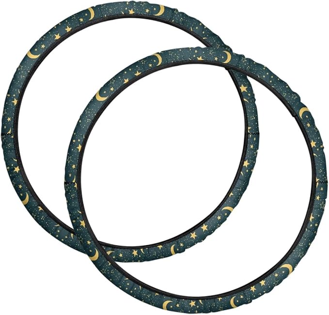 Star Wheelchair Wheel Covers Neoprene Moon Electric Wheelchair Accessories Tyre Covers to Protect Floors Carpets