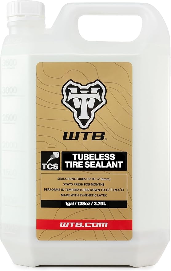 WTB Tubeless Bike Tire Sealant (4 oz to 1 Gallon) - Quick Seal for Punctures up to 6mm - All Conditions