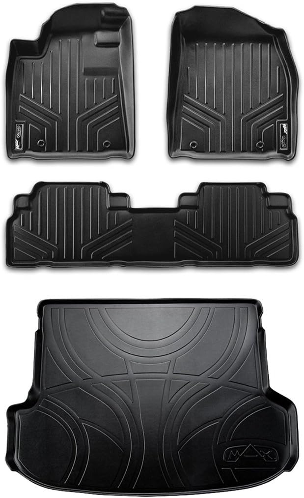 MAXLINER Floor Mats and Cargo Set for 2018-2025 Jeep Wrangler