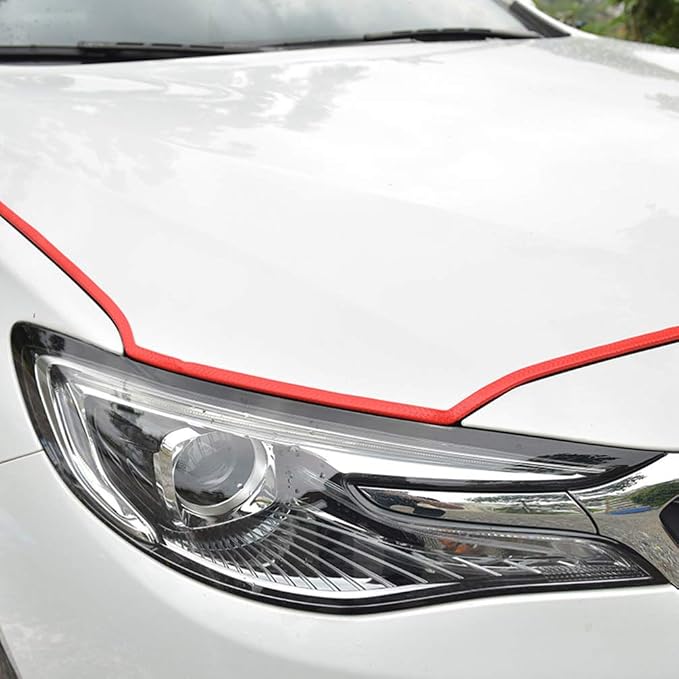 Garneck 10m(32ft) Car Door Edge Guards Rubber U Shape Edge Trim Seal Strips Protector Car Door Edge Protection for Car Auto Vehicle 10M