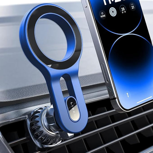 LISEN for MagSafe Car Mount, Magnetic Phone Holder for Car Vent Phone Mount | Blue Super Magnetic Phone Mount, Air Vent Hands Free Phone Mount, Gifts for Men Women Car Phone Holder Magnetic for iPhone 17
