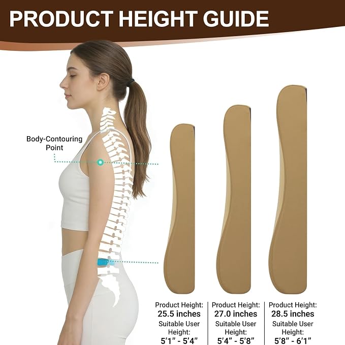2-in-1 Neck Pillow Lumbar Support Pillow for Recliner Couch & Nursery Glider Chairs- High-Resilient Foam Cushion Ergonomic Back Support for Comfort in Rocking, Feeding, Nursing Brown L