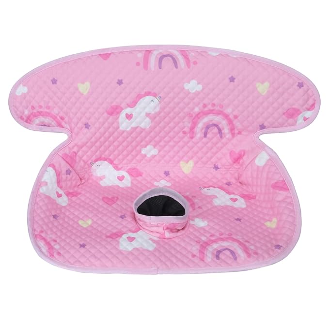 INFANZIA Dry Seat, Car Seat Protector Waterproof Carseat Liner Potty Training Toddlers, Baby and Infants, Piddle Pad for Carseats Strollers (Pink, 1 Pack)