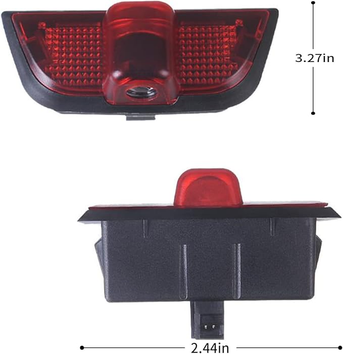 2 Pcs Non-Fading Car Door LED New Logo Projector Welcome Lamp Door Light Puddle lights Kit Compatible with Accessories W204 C200 C230 C280 2008 C260 C300 2008-2014 (C Class, W204 2008–2014)