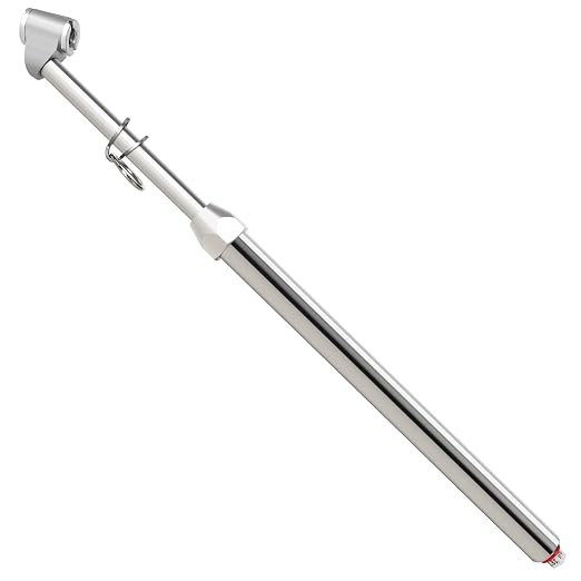 MEANLIN MEASURE Silver Double Straight Type Tire Pressure Gauge，Dual Head Air Pressure Gauge，Pressure Range 10-160 Psi(Suitable for Trucks, etc.