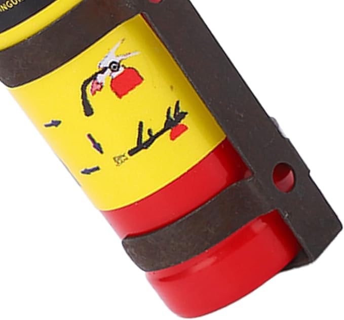 Small Fire Extinguisher, 1/10 Scale RC Car Accessories RC Car Fire Extinguisher Simulation Design Vivid Lightweight Mini Fire Extinguisher Toy for AXIAL SCX10 WPL MN Series (Red)