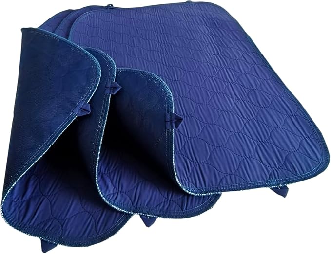 Careboree Washable Waterproof Bed Pads, Extra Absorbent 18”x24” (3 Pack | Anti Slip, Mattress and Furniture Protectors, Breathable, reusable underpads for Incontinence,Adults, Elderly, Kids, Pets