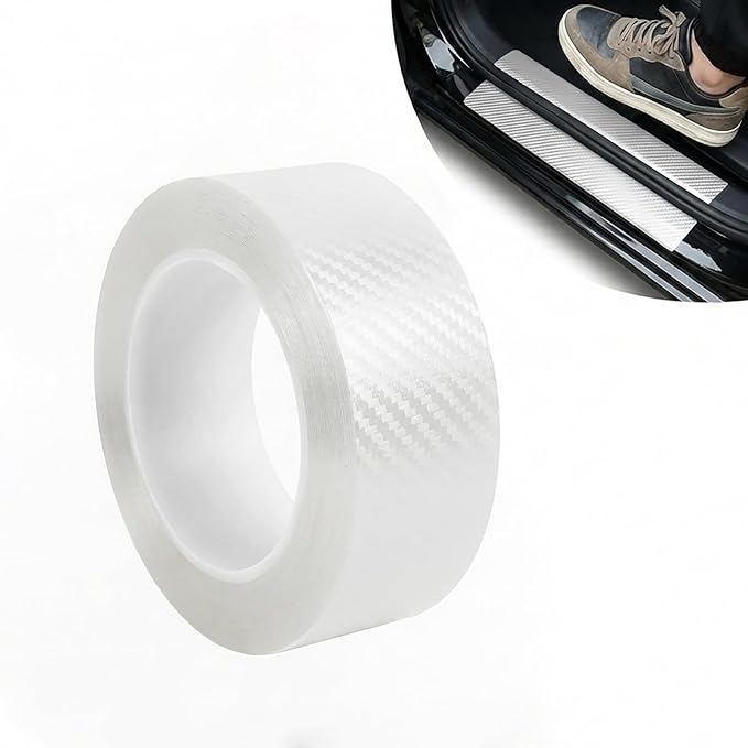 1 Roll Car Door Edge Guards Clear, Transparent Protective Tape, Universal Edge Wrap, PPF Film for Car Door Sill, Hood and Trunk (Clear 2.75inx33Ft)