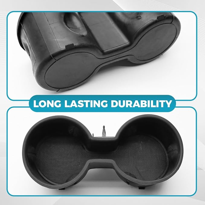 Cup Holder Fits for Chevy GMC Yukon Denali Tahoe Sierra Silverado Suburban Models 2015-2020, 22946576 Front Row Center Console Beverage Drink Insert