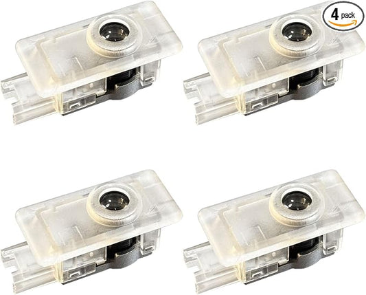 4 Pcs Door Projection Lights, Welcome Lights, Ghost Lights, Puddle Lights, Compatible With 1/2/3（G20）/4/8/X1/X3/X4/X5(G05)/X7/M4/M8/Z4/I3, Performance Edition