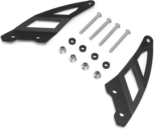 Wsays Upper Roof Windshield LED Light Bar Mounting Bracket Compatible with Can Am Maverick R/ R Max 2024-2026