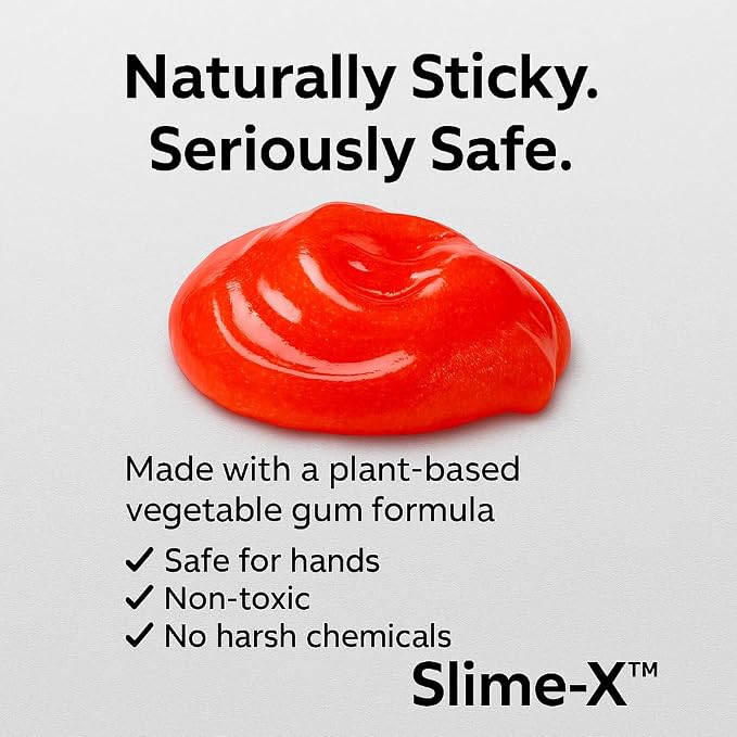 STUPID Technologies Slime-X (New) – Re-Engineered Car Cleaning Gel 4-Pack (640g) – Detailing Putty for Interior Cleaning – Lifts Dust, Crumbs & Debris – Great for Cars, Keyboards & More