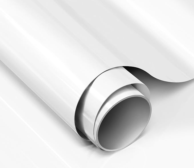 ColorFusion PPF by VViViD, Gloss Polar White Dry Apply PPF Vinyl Car Wrap Roll 10ft x 5ft