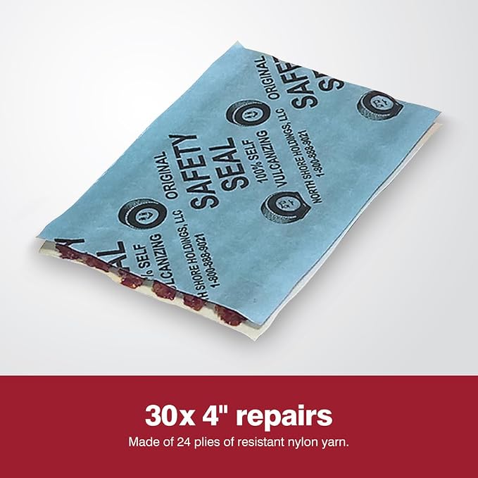 Safety Seal Tire Repair Kit Auto/LT Deluxe Kit, 30 Standard Repairs (4")