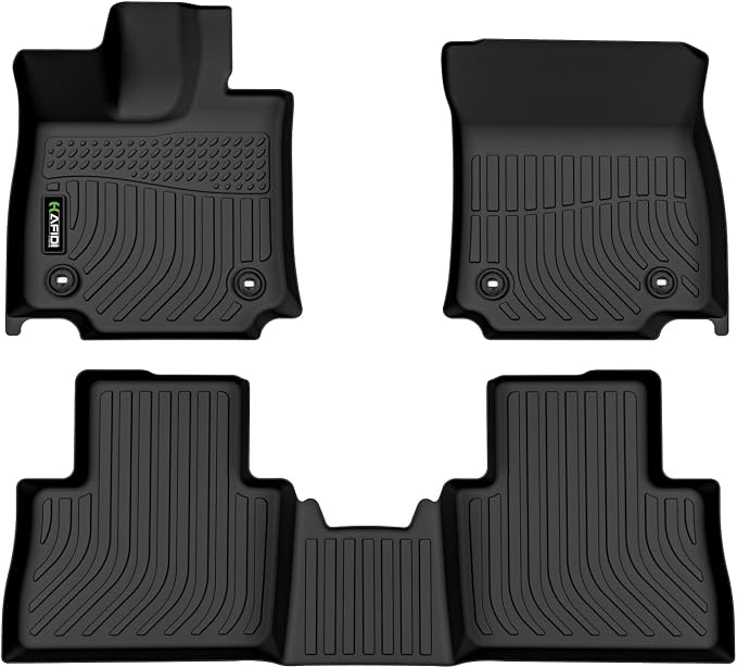 Floor Mats Custom for 2022-2026 NX (NX250/NX350/NX350h/NX450h+) All Weather Protection TPE Heavy Duty Automotive Floor Liners Front& 2nd Row NX Accessories
