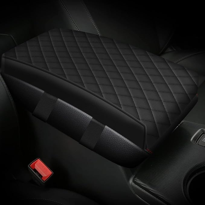 AOMSAZTO Console Pad for 2012-2015 Honda Civic Armrest Pad for Honda Civic Memory Foam Black