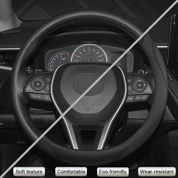 West Llama Customized Auto Car Steering Wheel Cover for Toyota Prius,86,13.75-14.25 inch