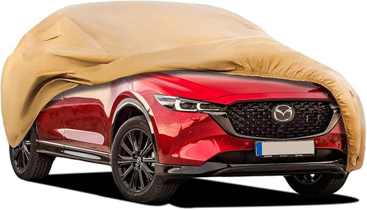 Heavy Duty Outdoor Car Cover Custom Fit for 2012-2026 Mazda CX-5,Windproof All Weather Waterproof Sun Rain UV Dust Snow Protection Outdoor Car Covers
