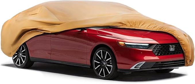Heavy Duty Outdoor Car Cover Custom Fit for 2008-2026 Accord,Windproof All Weather Waterproof Sun Rain UV Dust Snow Protection Outdoor Car Covers