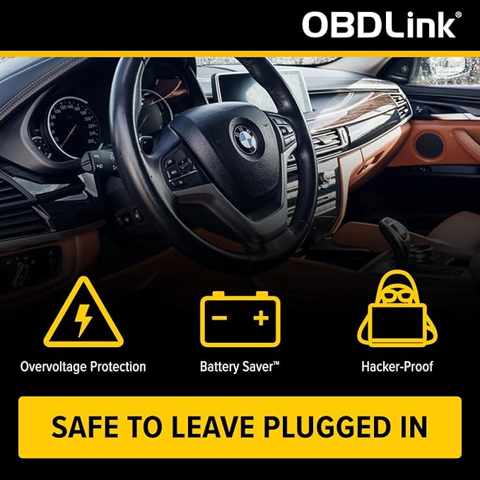 OBDLink CX Bimmercode Bluetooth 5.1 OBD2 Adapter for BMW/Mini, Works with iPhone/iOS & Android, Car Coding, OBD II Diagnostic Scanner