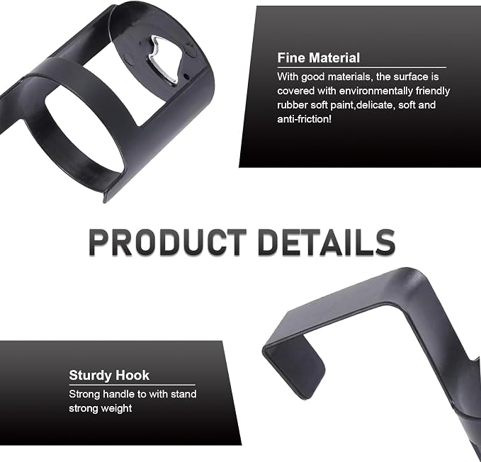 2 PCS Car Door Cup Holder, ABS Car Window Cup Holder, Portable Automotive Beverage Mount, Universal for Most Vehicles (Black #01)