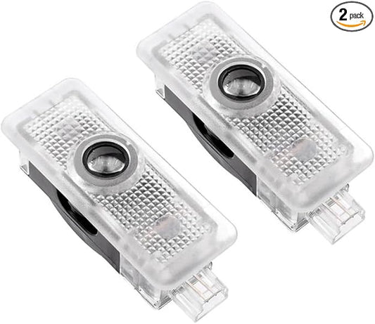 2 Pcs Non-Fading MB Door Light Logo, Projector Welcome Lamp Door Light Puddle lights Kit Compatible with Accessories CLA45 CLA250 E200 E400 C200 COUPE CLS45 CLS300 CLS350 CLS400 (CLA/CLS/C/E Coupe)