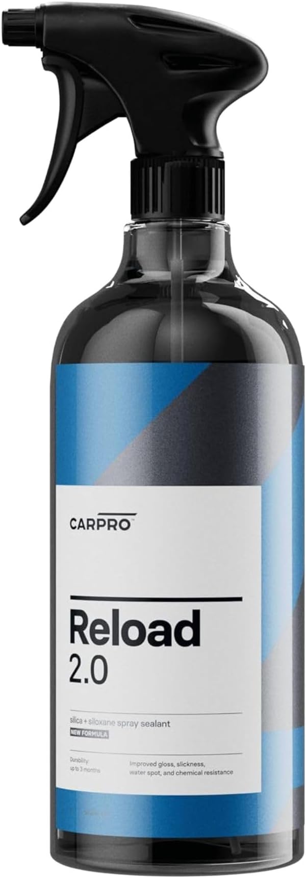 CARPRO Reload 2.0 Ceramic Spray Sealant - Liter (34oz) | Silica + Siloxane for Ceramic Coating, Super Hydrophobic, Self-Cleaning: Improved Gloss, Water Spot & Chemical Resistance