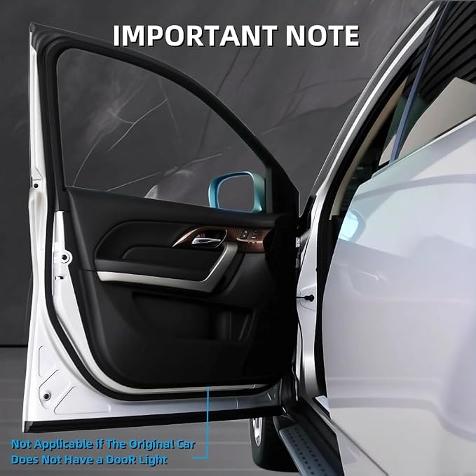 Car Door Light Logo Projector,HD Never Colorfast LED Welcome Lights Compatible with for Acura MDX ZDX RLX TLX TL Serie,Puddle Lights Logo Automotive Micro-Labeling Auto Suite.(2 Pack)