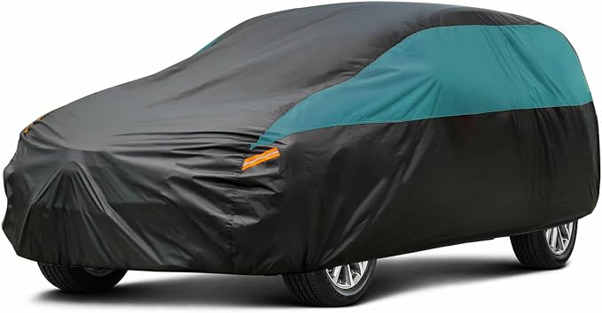 GUNHYI SUV Car Cover for Automobiles Waterproof All Weather, Universal Fit Tesla Model X, Acura MDX, Porsche Cayenne, Toyota Highlander, Nissan Murano, Ford Explorer, Lexus GX460/GX470 etc.