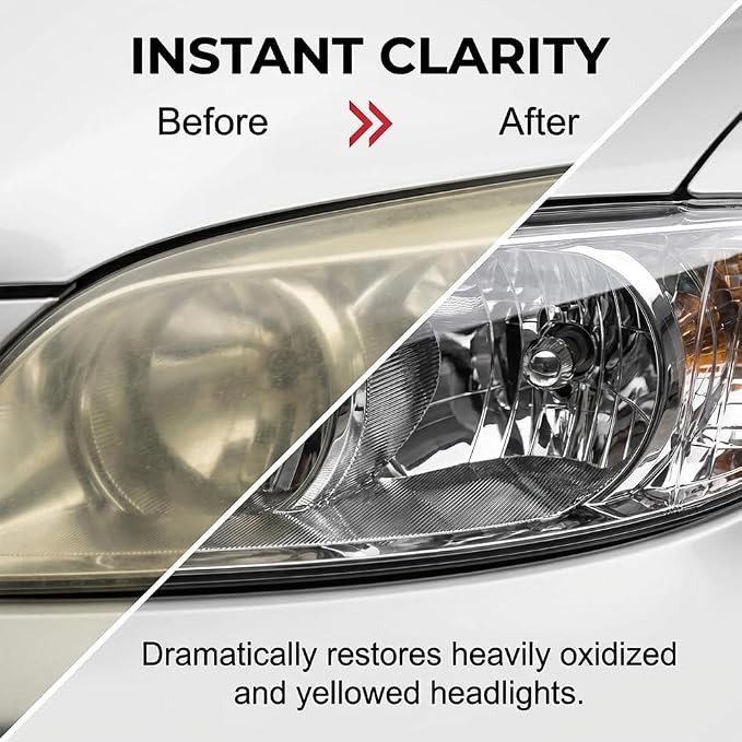 Professional Car Headlight Restoration Kit, Cleaning and Polishing Spray, Multifunctional Headlight Oxidation Remover, for Vehicle Maintenance
