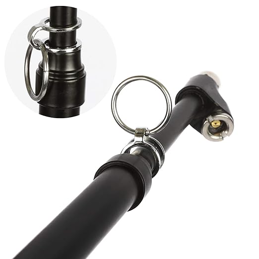 Heavy Duty Straight-on Dual Head Air Pressure Gauge, Extended Tube Construction for General Applications(10-150PSI)