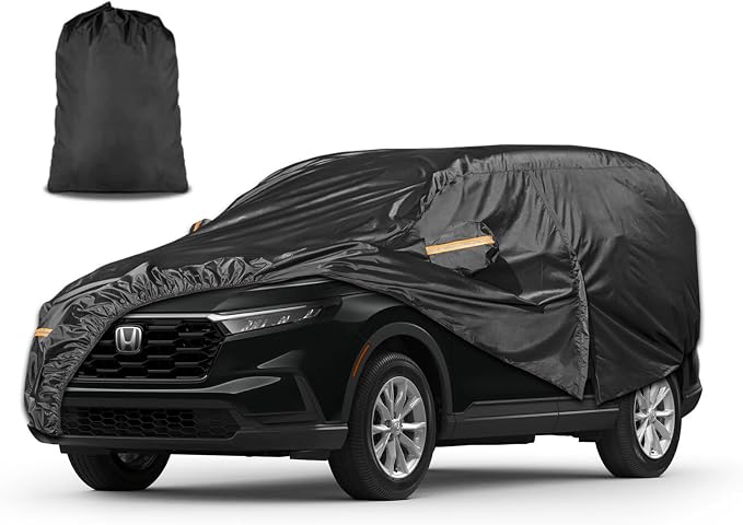 INSAUTO Custom Fit Car Cover for Honda CRV 1997-2026, Toyota RAV4 2006-2026, Waterproof All Weather Full Exterior Protection, Sun Rain Snow, with Driver Door Zipper