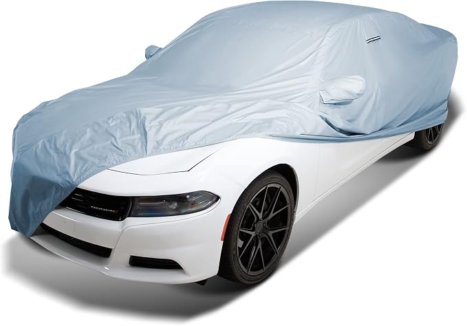 iCarCover Custom Car Cover for 2006-2023 Dodge Charger Waterproof All-Weather Rain Snow UV Sun Protector Full Exterior Indoor Outdoor Car Cover