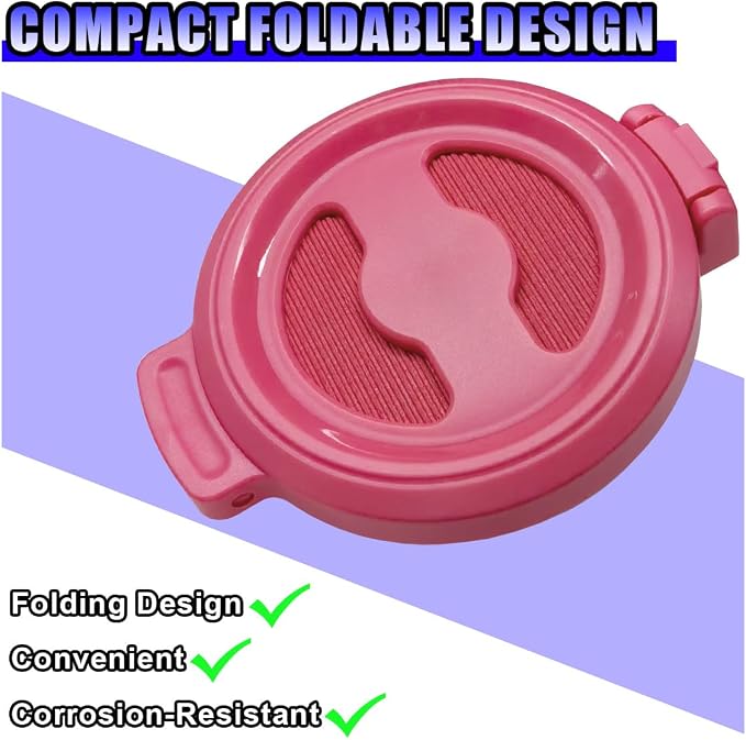 Car Air Vent Cup Holder Auto Ashtray Holder, Adjustable Drink Holder Extender for Horizontal Vents, Universal Tool-Free A/C Vent Mount for Various Coffee, Water, Juice Cups in Car, Truck, SUV (Pink)