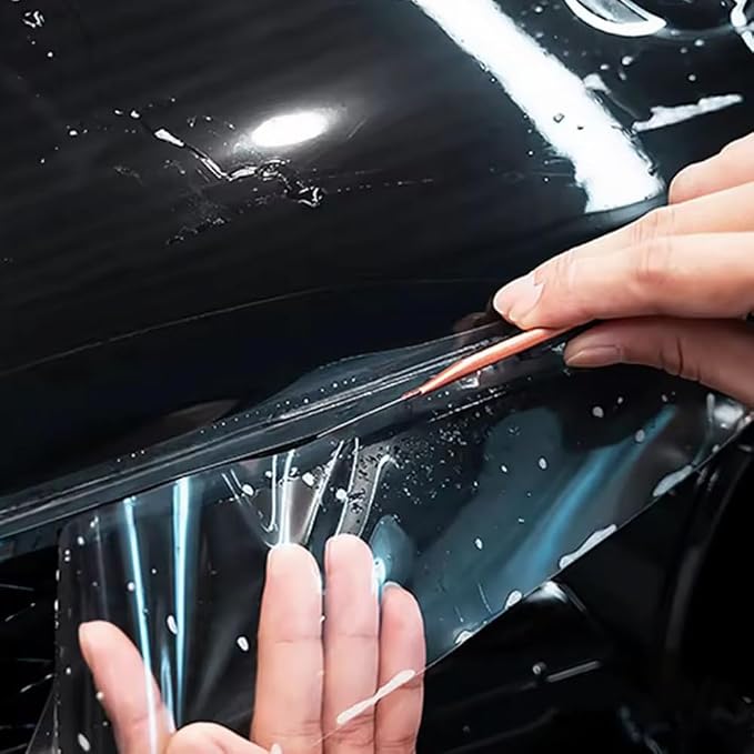 HOHOFILM TPU PPF Hydrophobic Clear Paint Protection Film Self Healing Car Clear Glossy Wrap Film (X10 LUX, 60"X78")