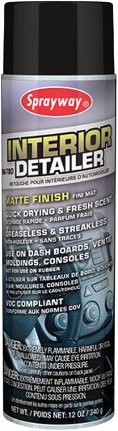 Sprayway SW780-12PK Interior Detailer, 12 oz, Pack of 12