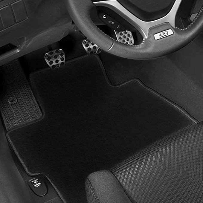 Fit 2006-2011 Honda Civic Floor Mat Carpets Nylon Black | IKON MOTORSPORTS, Factory Fitment Car Front & Rear Car Floor Carpets Carpet liner 2007 2008 2009 2010