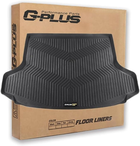 G-PLUS Rear Trunk Cargo Liner Mat Fit Honda HRV 2023 2024 2025 | All Weather Protection,Non-Slip,Custom Fit Floor Cargo Liner,TPE Full Coverage,Black