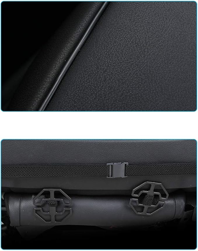 Luxury PU Leather Car Seat Cover Protector Front, Bottom Single Seat Cover-Compatible with 90% Vehicles (Width 20.8 ×deep 21×Thick 0.2 inch) (Black)