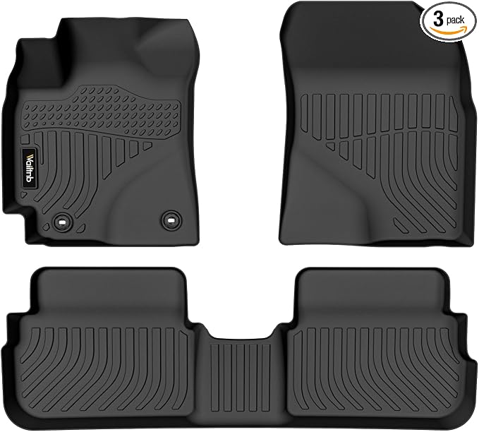 Wailtnb-Floor Mats for Toyota Corolla/Matrix 2009-2013/Pontiac Vibe 2009-2010 Waterproof Durable All Weather Car Mat Custom Fit for Corolla Accessories Black