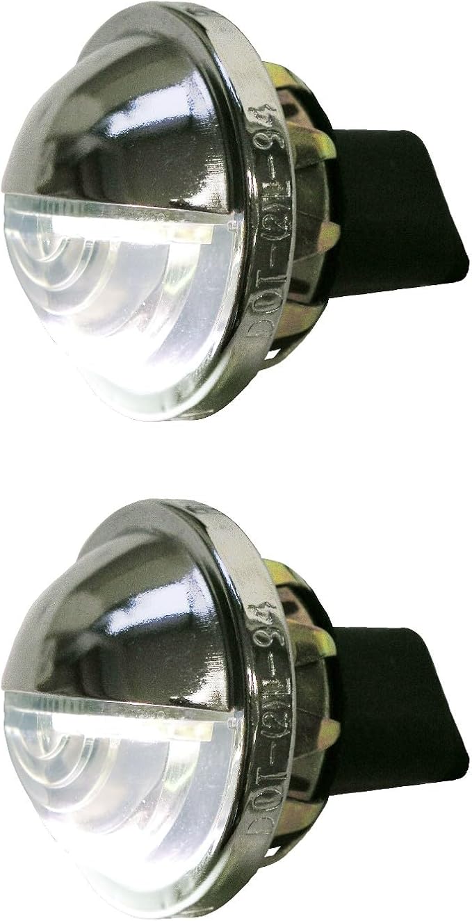 Peterson License Plate Utility Light Multi-pack (2) 298C LED Snap-In Style, White