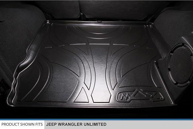 MAXLINER All Weather Cargo Liner Floor Mat for 2011-2013 Jeep Wrangler