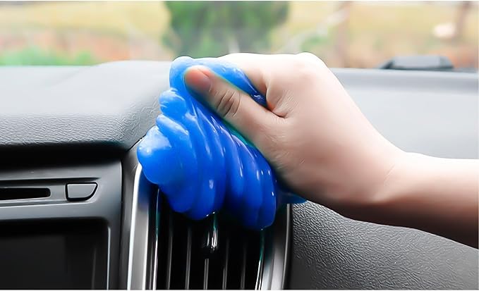 x xotic tech Car Cleaning Gel for Car Detailing Putty Interior Cleaner Slime Auto Detail Tools Supplies Accessories Valentines Day Gifts for Him Her Men Women Stocking Stuffers Blue 4 Pack