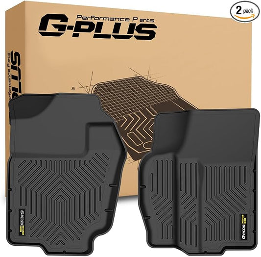 G-PLUS Floor Mats Fit Dodge Ram 1500 1994-2001/Ram 2500 3500 1994-2002 | All Weather Protection,Non-Slip,Custom Fit Floor Cargo Liner,TPE Full Coverage,1st & 2nd Row,Black,3PCS